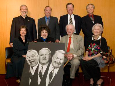 Closing ceremonies of the W.C. Fields Exhibit. Closing ceremonies of the W.C. Fields Exhibit.