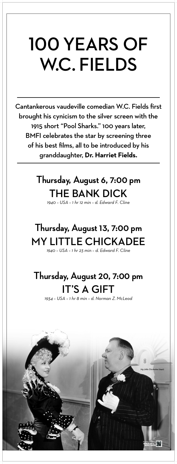 100 years of W.C. Fields 100 years of W.C. Fields kiosk.