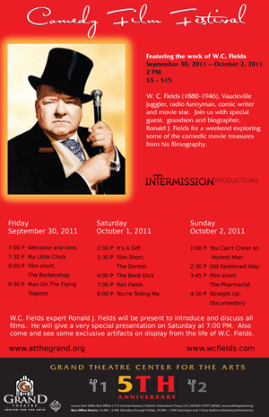 Comedy Film Festival poster.