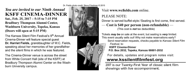 21st Annual KSFF flyer 21st Annual KSFF flyer verso side.