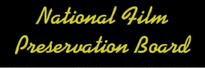 National Film Preservation Board typeface brand