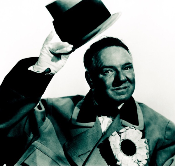 W.C. Fields tipping top hat.