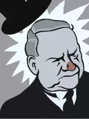 Illustration of W.C. Fields Illustration of W.C. Fields from The New Yorker